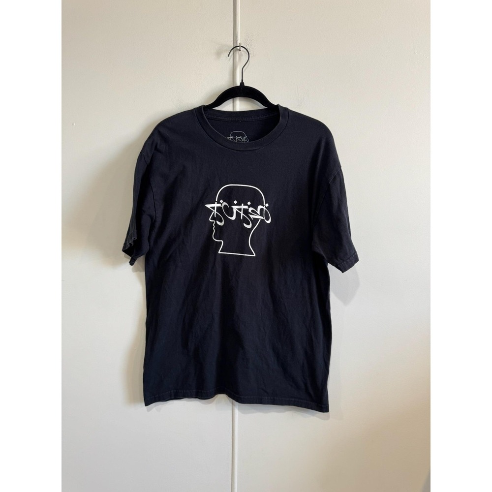 Brain Dead Increase The Peace Shirt Mens Large Black Graphic Tee T-Shirt Street